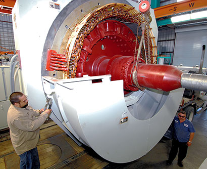 Ultra-Large Motor Reassembly