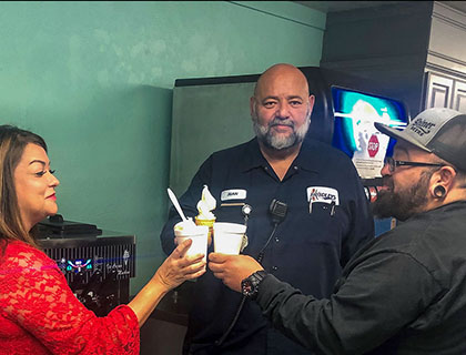 Ice Cream Social - Edie, Juan & Buddy