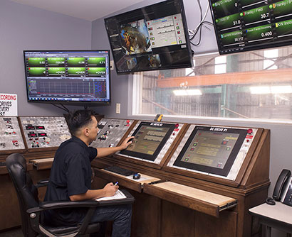 Photo of the Load Testing Observation Room