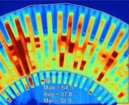 Core Test After Burnout - Thermography